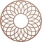 Ekena Millwork Cannes Wood Fretwork Pierced Ceiling Medallion, Wood (Paint Grade), 16"OD x 5 1/2"ID x 3/8"T CMWP16X16X0375CNMF - alternate 1